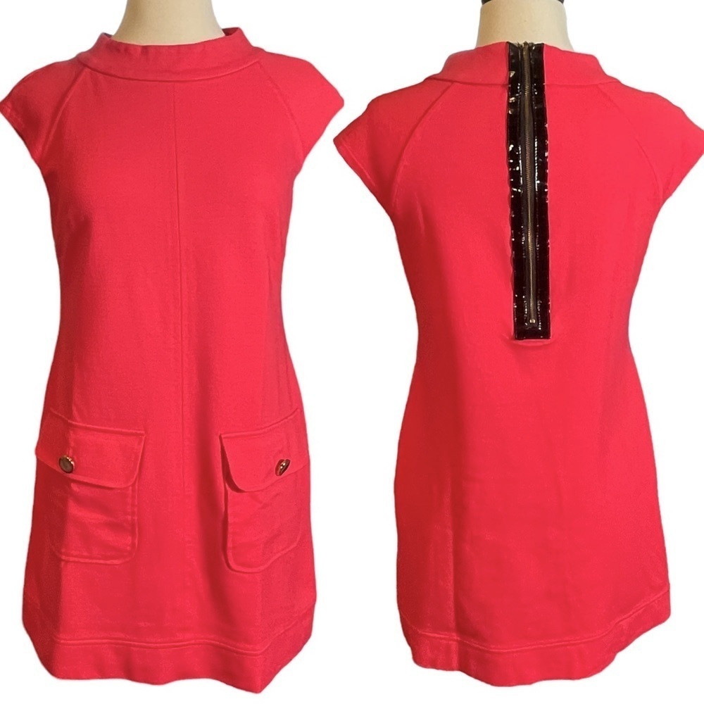 CYNTHIA STEFFE ~ Pink 60’s Inspired Sheath Dress ~ Size 4
